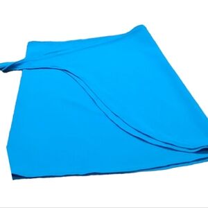 LeCove Peacock Blue Spandex Sarong/Swim Cover Up sz S